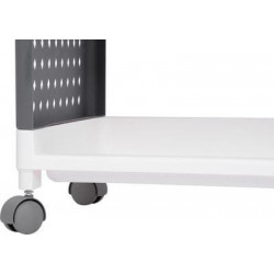 Regál MagicHome Rolly, plastový, 5 políc, 49x29x97 cm, na kolieskach