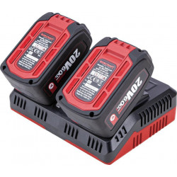 Nabíjačka Worcraft CLC-20V-4.5D ShareSYS, séria S20Li, 2x aku, rýchlonabíjačka