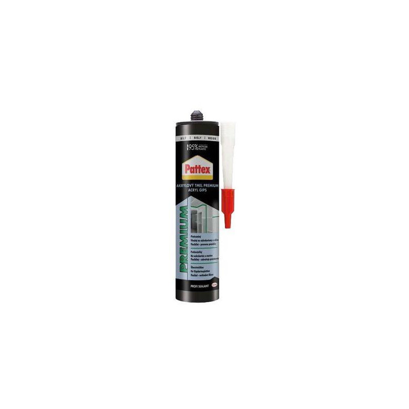 Tmel Pattex Premium Akrylový, biely, 280 ml