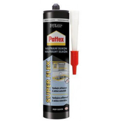 Silikón Pattex Super Flex Neutrálny, transparentný, 280 ml