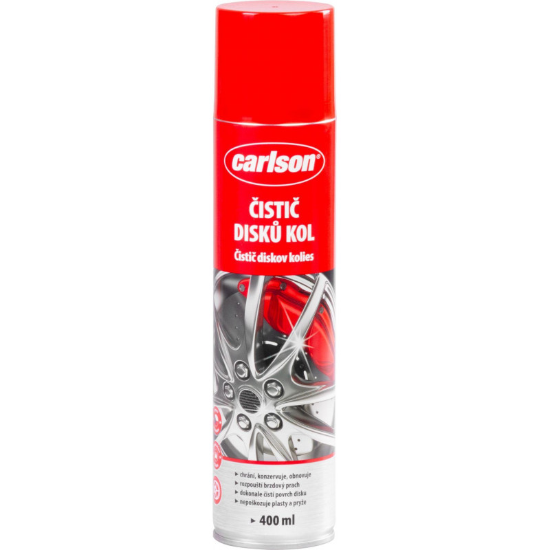Čistič diskov kolies carlson, aerosól, na auto, 400 ml