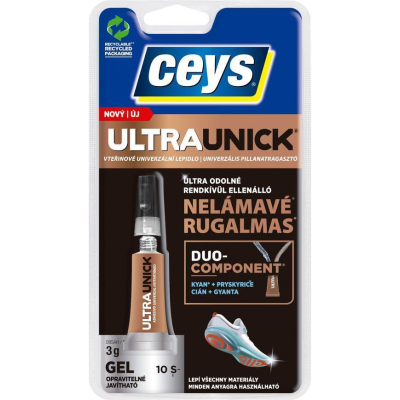 Lepidlo Ceys Ultraunick, gél, sekundové, 3 g
