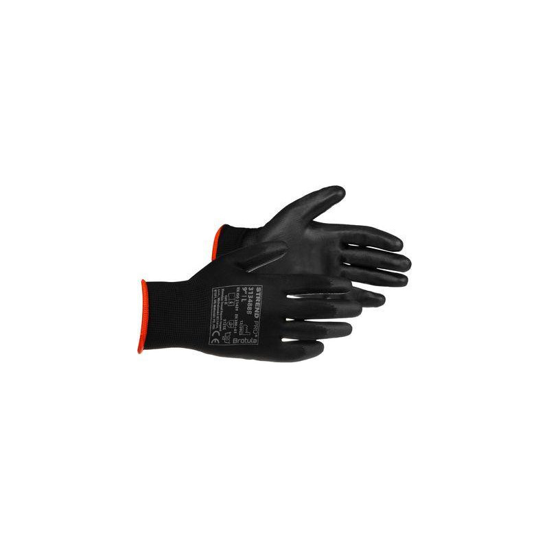 Rukavice ST BROTULA Black 09/L záhradné, NEW EDITION, s blistrom